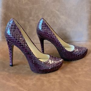 NEW Alexandre Birman Snake Skin Pumps 7.5